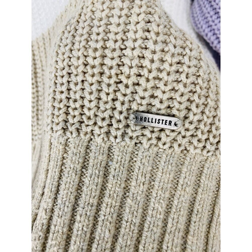 Hollister Multicolor Striped Crewneck Pullover Sweater Size Small Colorblock - Picture 3 of 7